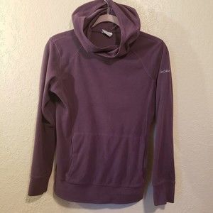Columbia Arctic Air Womens Purple Fleece Hoodie Size Small XK1380-500